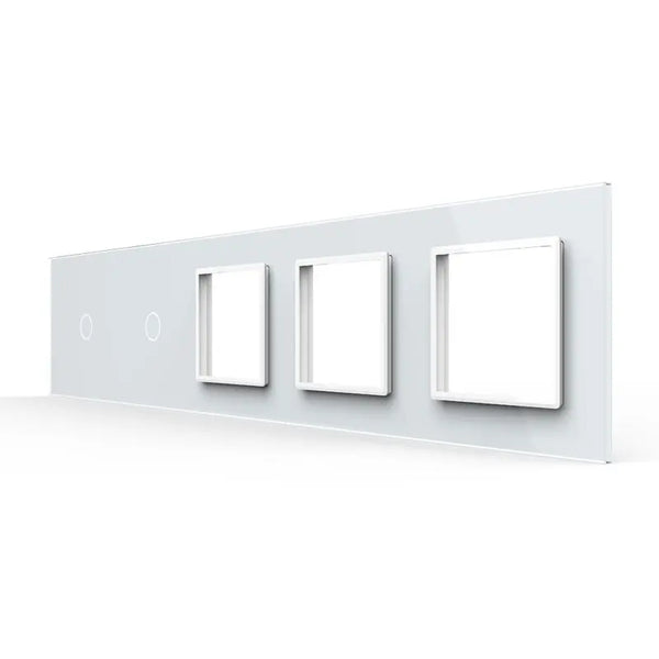 Livolo | Wit | 1+1+SR+SR+SR | Glasplaat | Combinatie Livolo Nederland B.V.