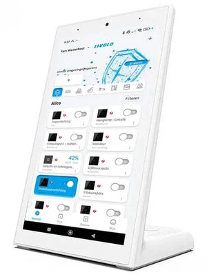 Livolo | Touchscreen | Staande Tablet | Android | 8" inch | Wit | Smart Home Livolo Nederland B.V.