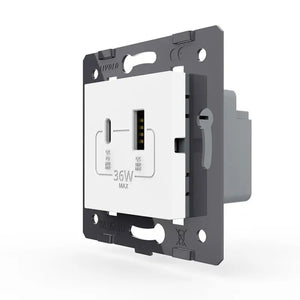 Livolo | Wit | SR | Module | USB + USB-C oplader Livolo Nederland B.V.