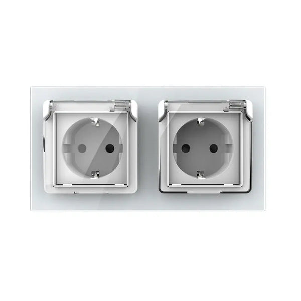 Livolo | Wit | SR+SR | Wandcontactdoos | IP44 Livolo Nederland B.V.