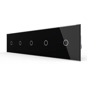 Livolo | Zwart | 1+1+1+1+1 | Dimmer | Schakelaar | Smart Home Livolo Nederland B.V.