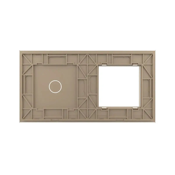 Livolo | Goud | SR+1 | Glasplaat | Combinatie Livolo Nederland B.V.