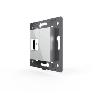 Livolo | Grijs | SR | HDMI aansluiting | Blindplaat Livolo Nederland B.V.