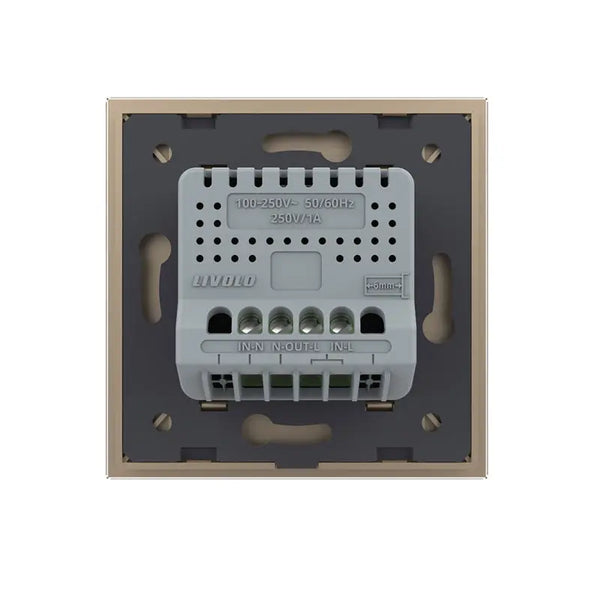 Livolo | Goud | SR | Aan/Uit contactloos | Schakelaar Livolo Nederland B.V.