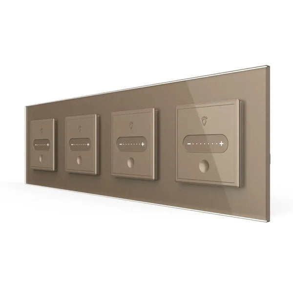 Livolo | Goud | SR+SR+SR+SR | Slide-Dimmer | Smart Home Livolo Nederland B.V.