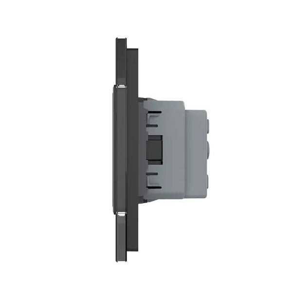 Livolo | Zwart | 2+SR | Aan/Uit | Slimme schakelaar met wandcontactdoos | Smart Home Livolo Nederland B.V.