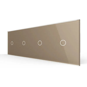 Livolo | Goud | 1+1+1+1 | Dimmer | Schakelaar | Smart Home Livolo Nederland B.V.