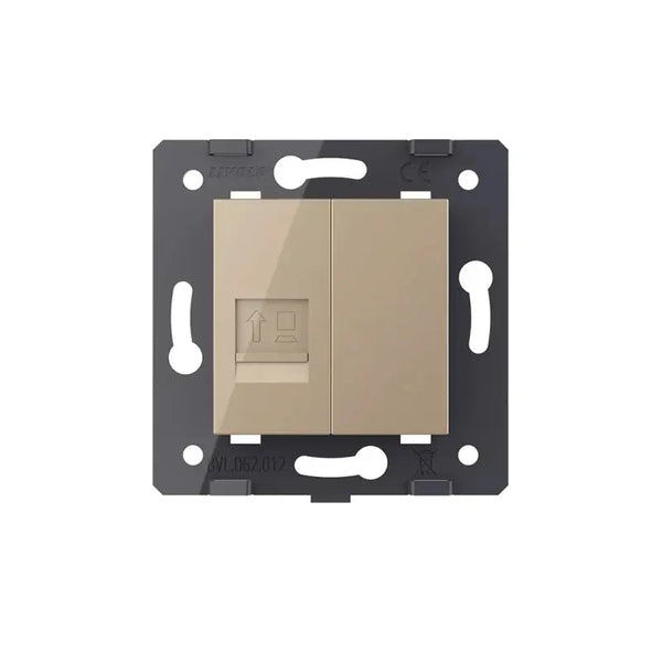 Livolo | Goud | SR | Netwerk RJ45 Cat.6A | Blindplaat Livolo Nederland B.V.