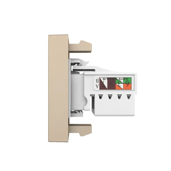 Livolo | Goud | SR | Enkel | Netwerk - RJ45 | Cat.6 Livolo Nederland B.V.