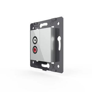 Livolo | Grijs | SR | Audio | Blindplaat Livolo Nederland B.V.