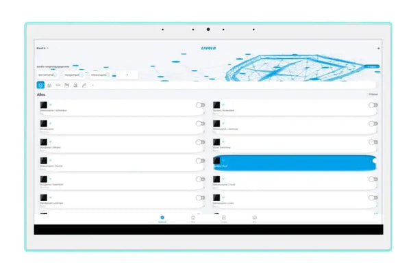 Livolo | Touchscreen | Inbouw Tablet | Android | 15,6" inch | Wit | Smart Home Livolo Nederland B.V.