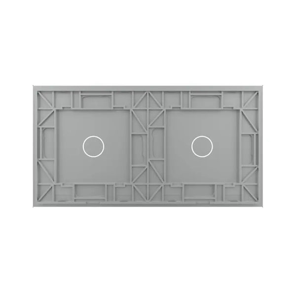 Livolo | Grijs | 1+1 | Glasplaat | Touchschakelaar Livolo Nederland B.V.