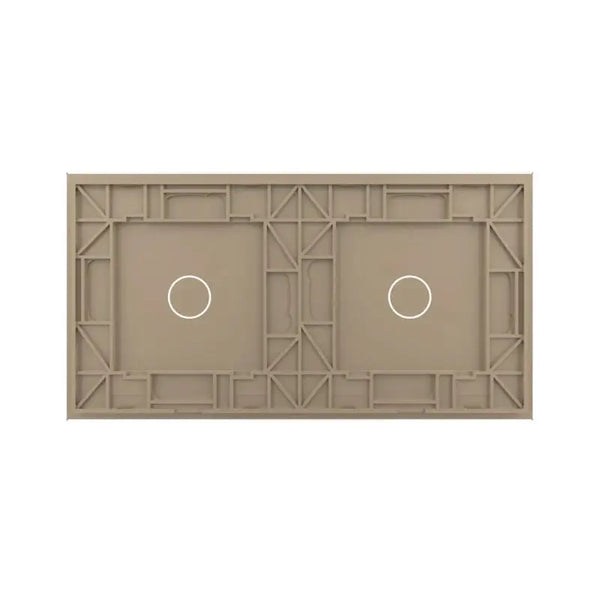 Livolo | Goud | 1+1 | Glasplaat | Touchschakelaar Livolo Nederland B.V.