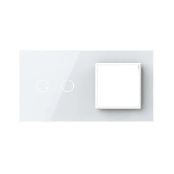 Livolo | Wit | 2+SR | Glasplaat | Combinatie Livolo Nederland B.V.