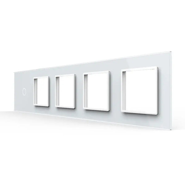 Livolo | Wit | 1+SR+SR+SR+SR | Glasplaat | Combinatie Livolo Nederland B.V.