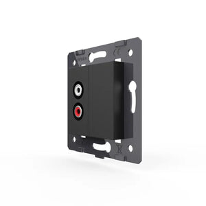 Livolo | Zwart | SR | Audio | Blindplaat Livolo Nederland B.V.