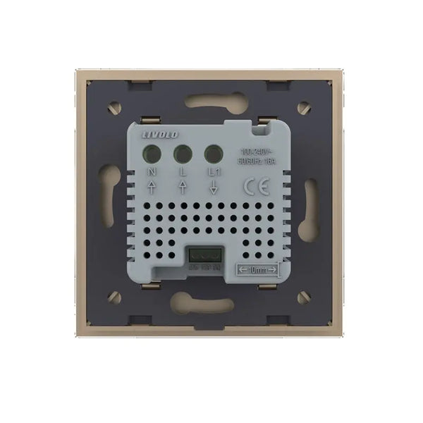 Livolo | Goud | SR | Thermostaat voor elektrische vloerverwarming | Smart Home Livolo Nederland B.V.