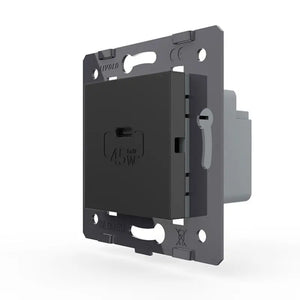 Livolo | Zwart | SR | Module | USB-C oplader Livolo Nederland B.V.