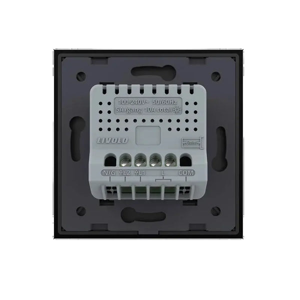 Livolo | Zwart | 2 | Aan/Uit | Schakelaar | Smart Home Livolo Nederland B.V.