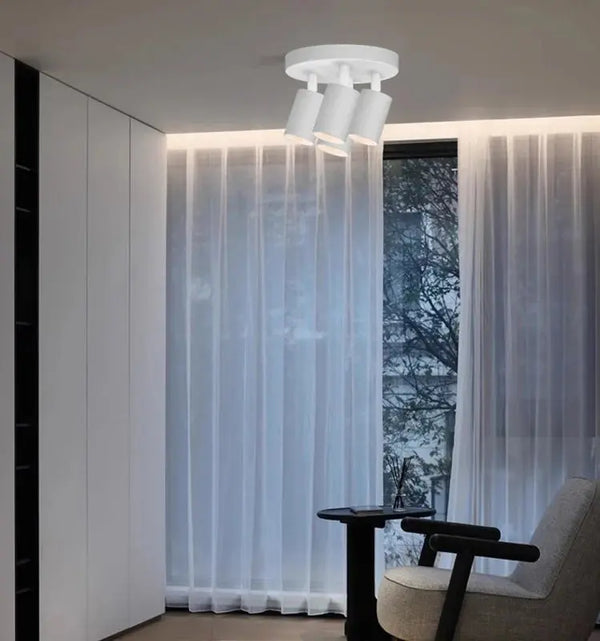 Plafondlamp | Wit | 4 | LED spot | Rond | Verstelbaar Livolo Nederland B.V.