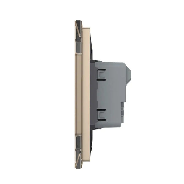 Livolo | Goud | SR | Wandcontactdoos | Zonder randaarde Livolo Nederland B.V.