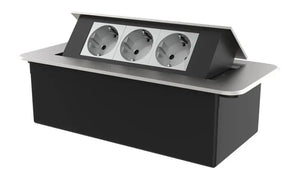 Livolo | Zilver | 3 | Pop-Up Stekkerdoos | Push | Inbouw | Stopcontacten-Grijs Livolo Nederland B.V.