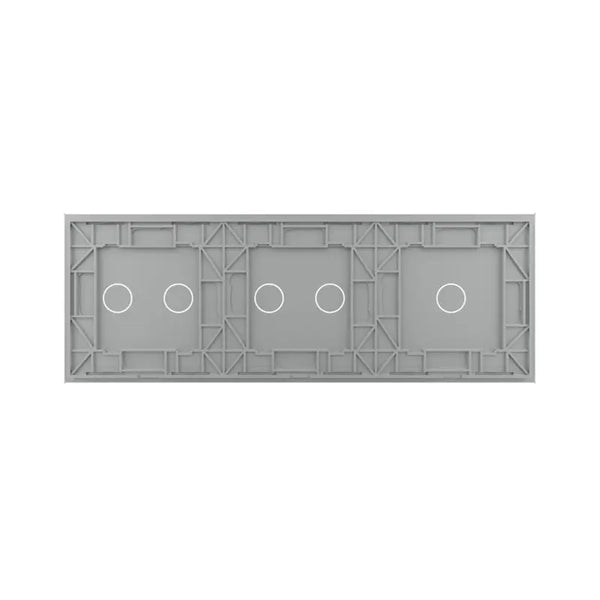 Livolo | Grijs | 1+2+2 | Glasplaat | Touchschakelaar Livolo Nederland B.V.