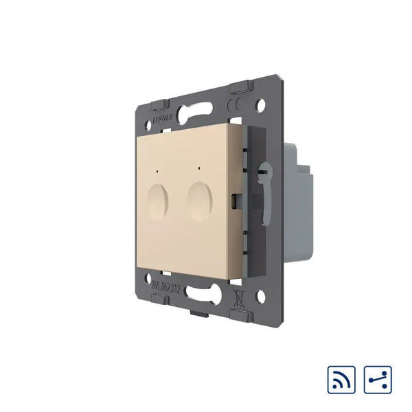 Livolo | Goud | SR | Module | Aan/Uit | Dubbel | Wisselschakelaar | Afstandsbediening Livolo Nederland B.V.