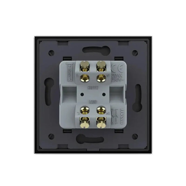 Livolo | Zwart | 1 | Aan/Uit | Dubbelpolige schakelaar | 16A Livolo Nederland B.V.