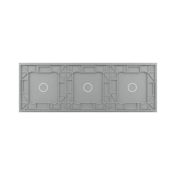 Livolo | Grijs | 1+1+1 | Glasplaat | Touchschakelaar Livolo Nederland B.V.