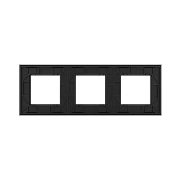 Livolo | Zwart | SR+SR+SR | Glasplaat Livolo Nederland B.V.