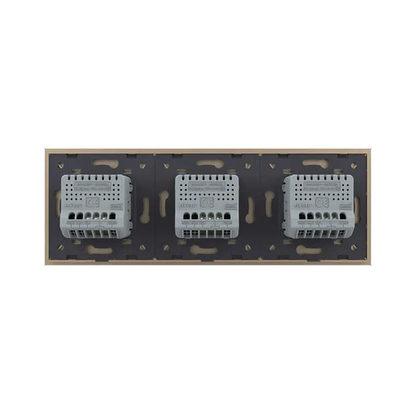 Livolo | Goud | 1+1+1 | Aan/Uit | Schakelaar | Smart Home Livolo Nederland B.V.