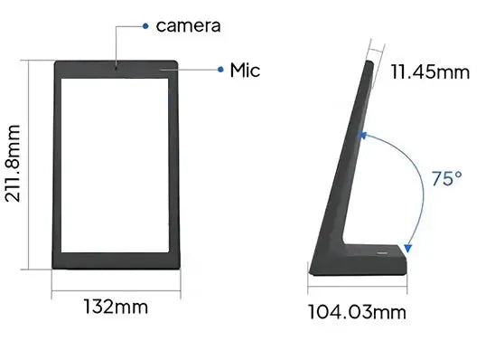 Livolo | Touchscreen | Staande Tablet | Android | 8" inch | Zwart | Smart Home Livolo Nederland B.V.