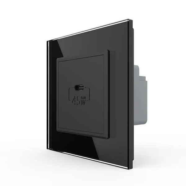 Livolo | Zwart | SR | USB type C oplader Livolo Nederland B.V.