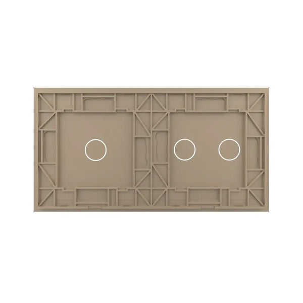 Livolo | Goud | 1+2 | Glasplaat | Touchschakelaar Livolo Nederland B.V.