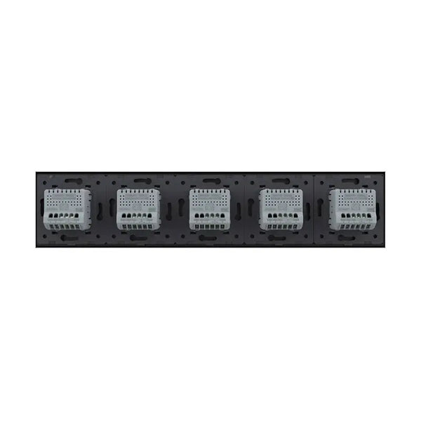 Livolo | Zwart | 1+1+1+1+1 | Dimmer | Schakelaar Livolo Nederland B.V.