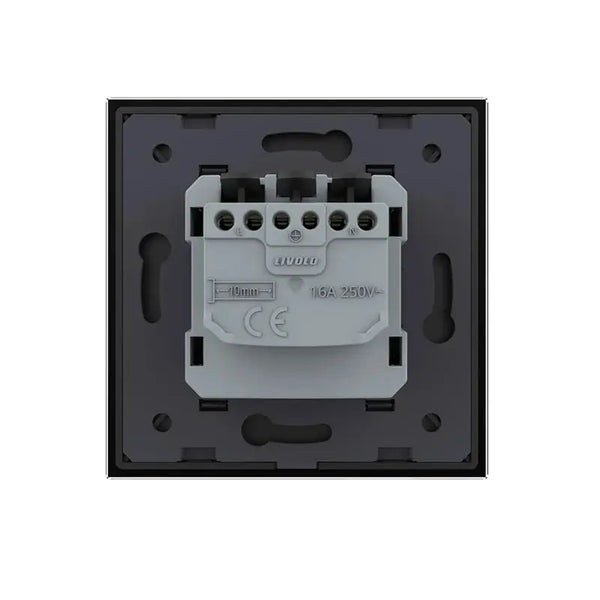 Livolo | Zwart/Goud | SR | Wandcontactdoos Livolo Nederland B.V.