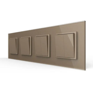 Livolo | Goud | 1+1+2+2 | Puls | Wipschakelaar Livolo Nederland B.V.