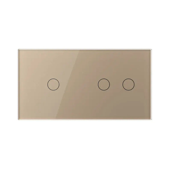 Livolo | Goud | 1+2 | Puls | 12 of 24V DC | Schakelaar Livolo Nederland B.V.