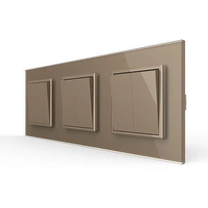 Livolo | Goud | 1+2+2 | Puls | Wipschakelaar Livolo Nederland B.V.