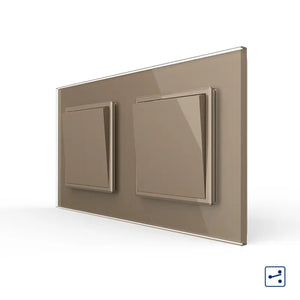 Livolo | Goud | 2+1 | Aan/Uit | Wissel | Wipschakelaar Livolo Nederland B.V.