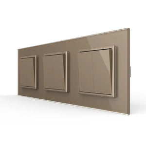 Livolo | Goud | 2+2+2 | Puls | Wipschakelaar Livolo Nederland B.V.