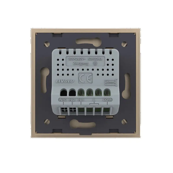 Livolo | Goud | SR | 1 | Slide-Dimmer | Wisselschakelaar Livolo Nederland B.V.