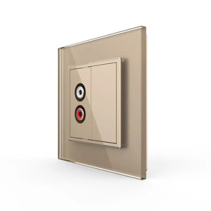 Livolo | Goud | SR | Audio | Blindplaat Livolo Nederland B.V.