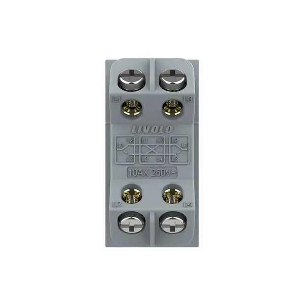 Livolo | Goud | SR | Enkel | Aan/Uit | Kruis | Wipschakelaar