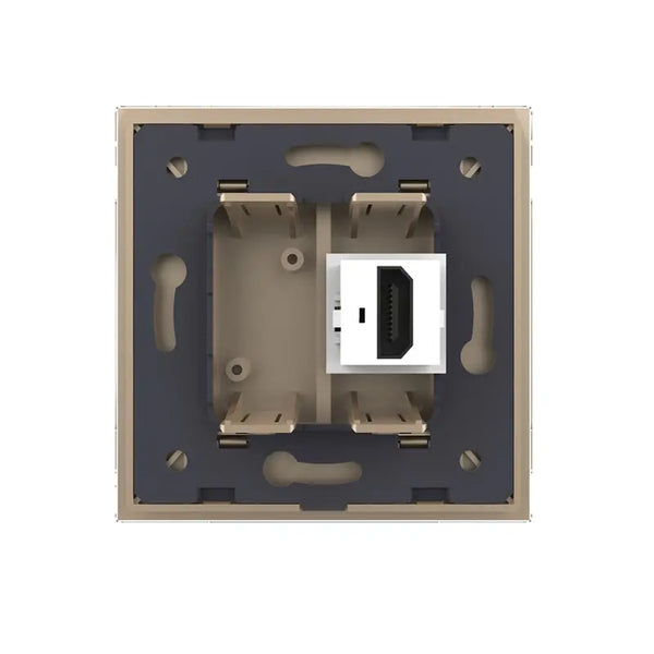 Livolo | Goud | SR | HDMI | Blindplaat Livolo Nederland B.V.