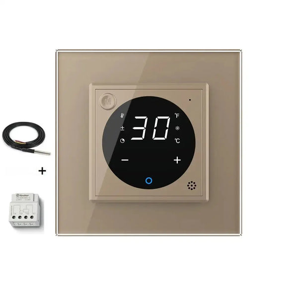 Livolo | Goud | SR | Thermostaat voor vloerverwarming met CV Livolo Nederland B.V.