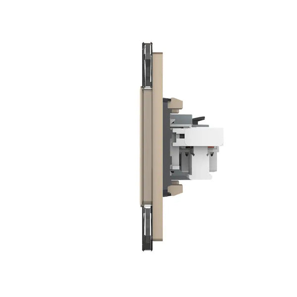 Livolo | Goud | SR+SR | Wandcontactdoos | Netwerk | Telefoon Livolo Nederland B.V.