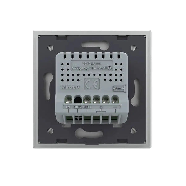 Livolo | Grijs | 1 | Puls | 12 of 24V DC | Schakelaar Livolo Nederland B.V.