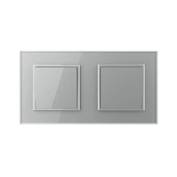 Livolo | Grijs | 1+1 | Puls | Wipschakelaar Livolo Nederland B.V.